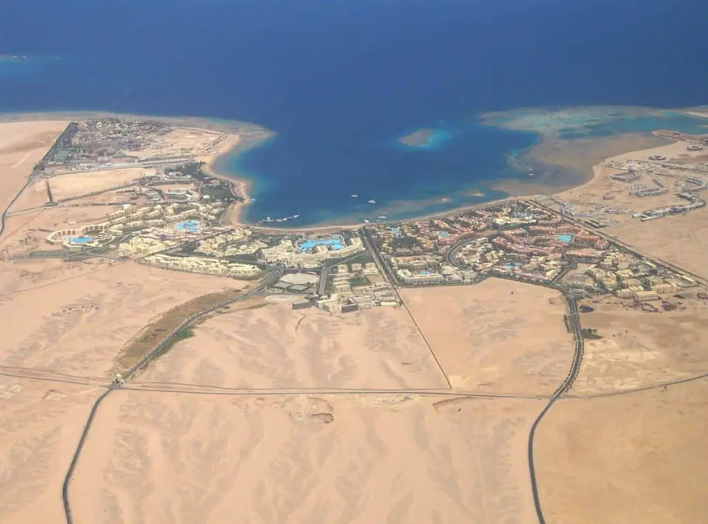 Hurghada from the air