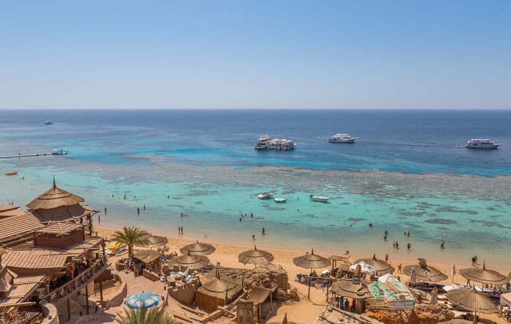 The beach at Sharm El Sheikh