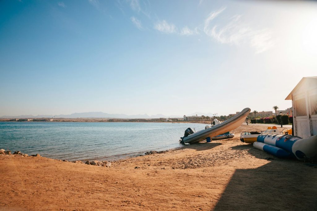 Sandy beach at Sahl Hasheesh